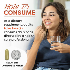 Gros plan sur une capsule végétale de Quercetine Best Naturals