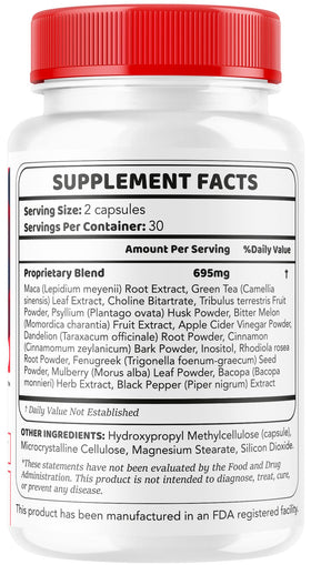 Groupe de capsules GlucoBio LIVORKA sur une table
