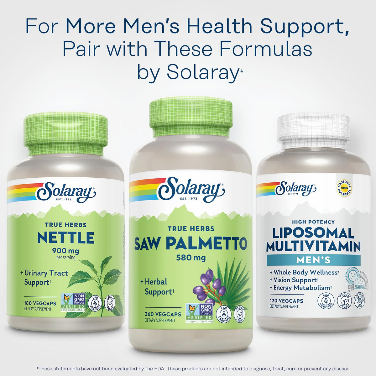 Groupe de personnes utilisant le supplément de Saw Palmetto SOLARAY