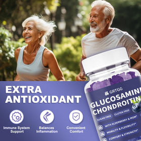 GRTGG Gummies Glucosamine Chondroitine 3000mg avec étiquette