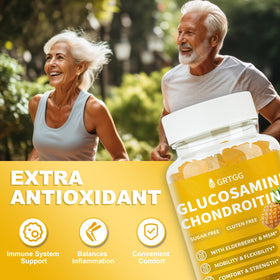GRTGG Gummies Glucosamine Chondroïtine 3000mg détails de la boîte