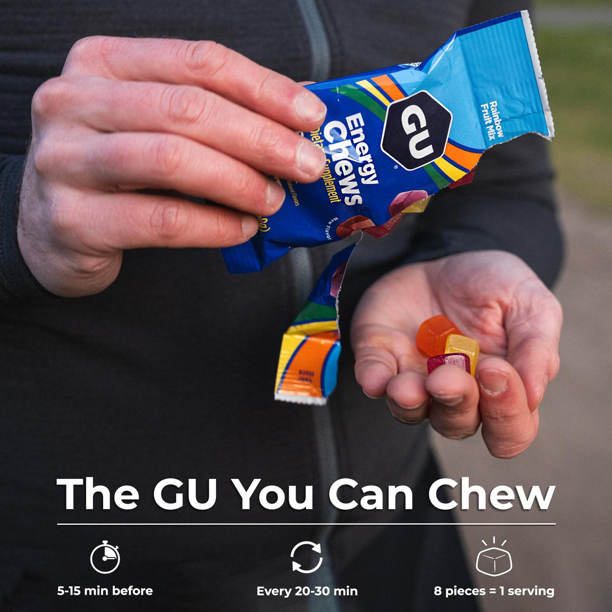 GU Energy Chews au citron salé, informations nutritionnelles