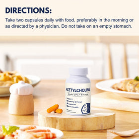 Guanshiya Acétylcholine 600mg avec ingrédients listés