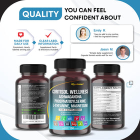 GUDOMET Ashwagandha Capsules sur une table en bois