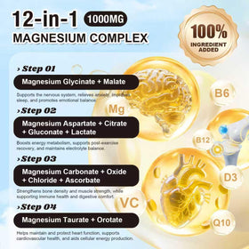 Gulapelst Complex de Magnésium Liposomal 1400mg, vue arrière de l'emballage