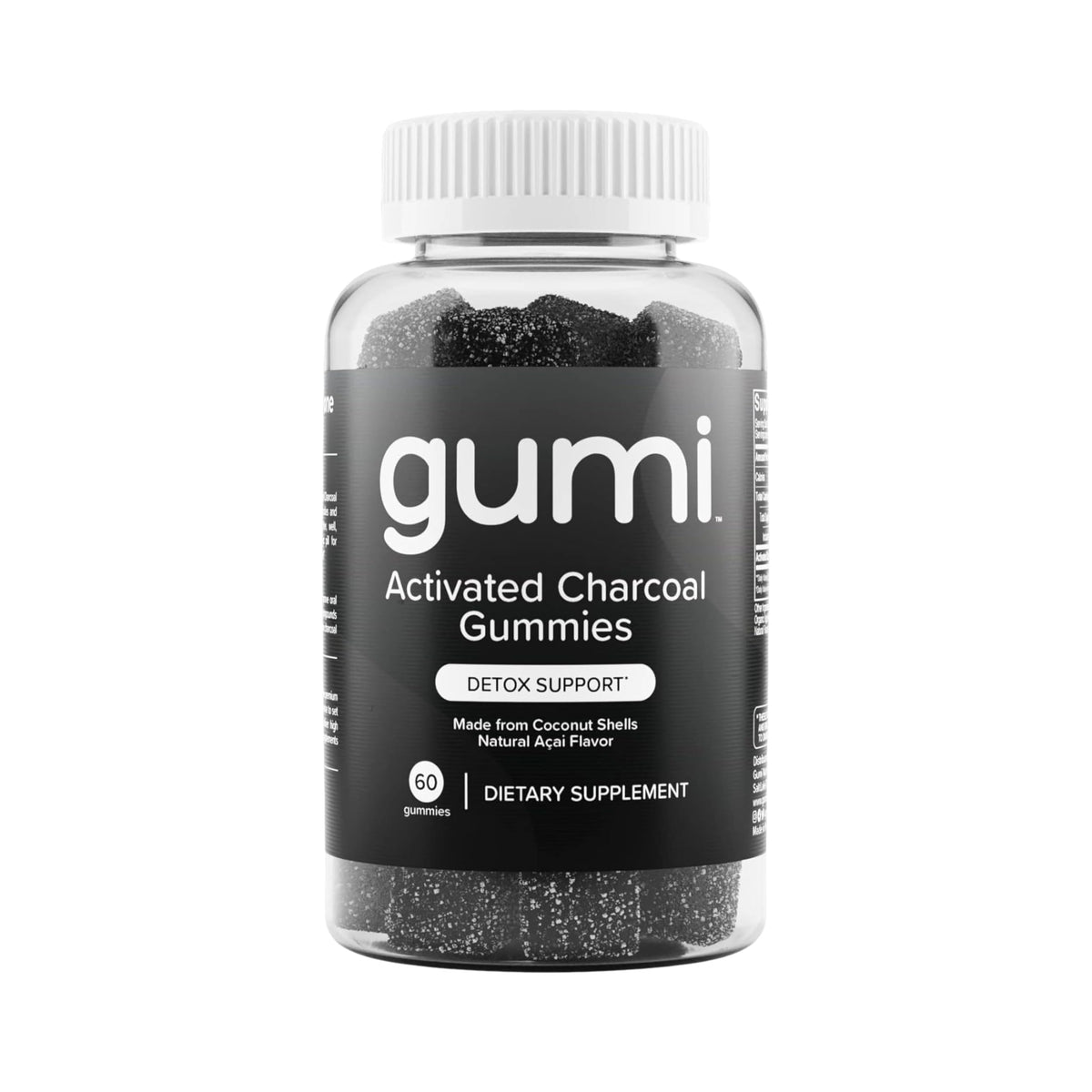 GUMI Gummy de Charbon Actif 200mg - vue avant de l'emballage