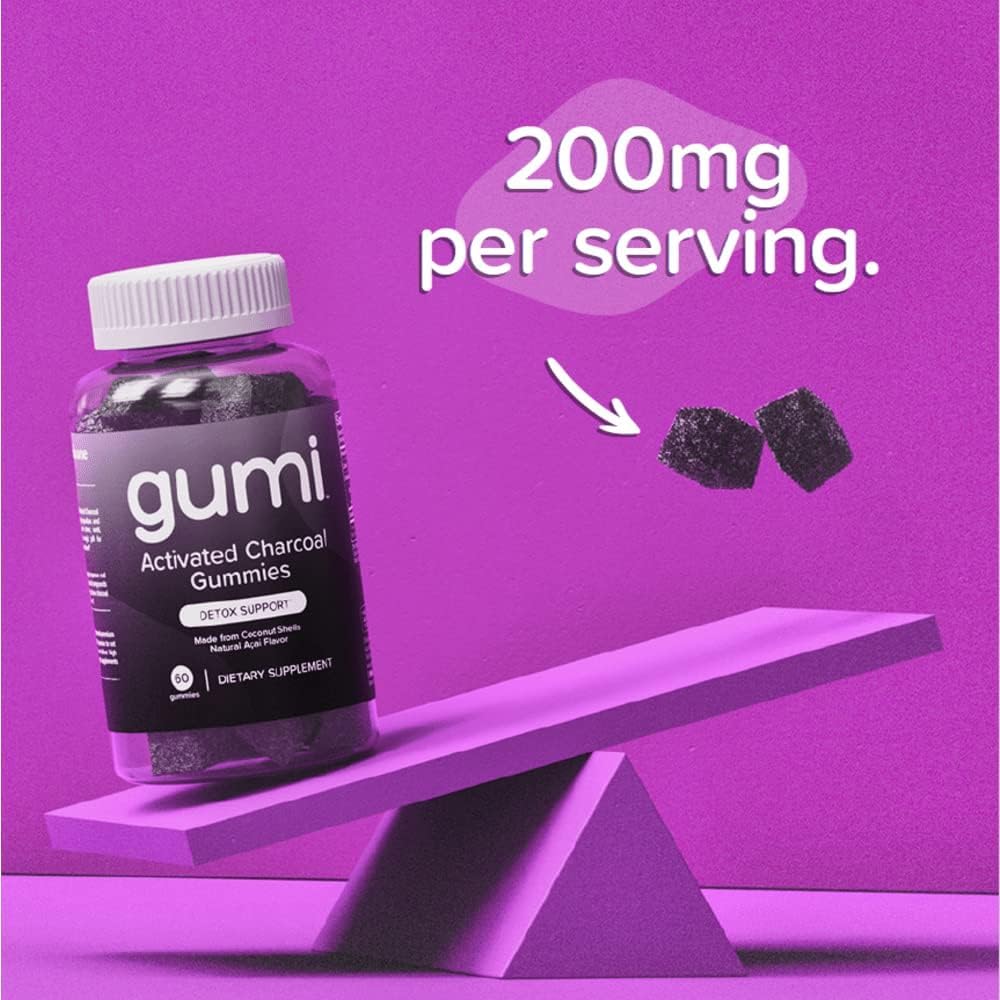 GUMI Gummy de Charbon Actif - prise des gummies