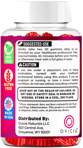 Gumitide Gummies d'OVICIA, prise quotidienne