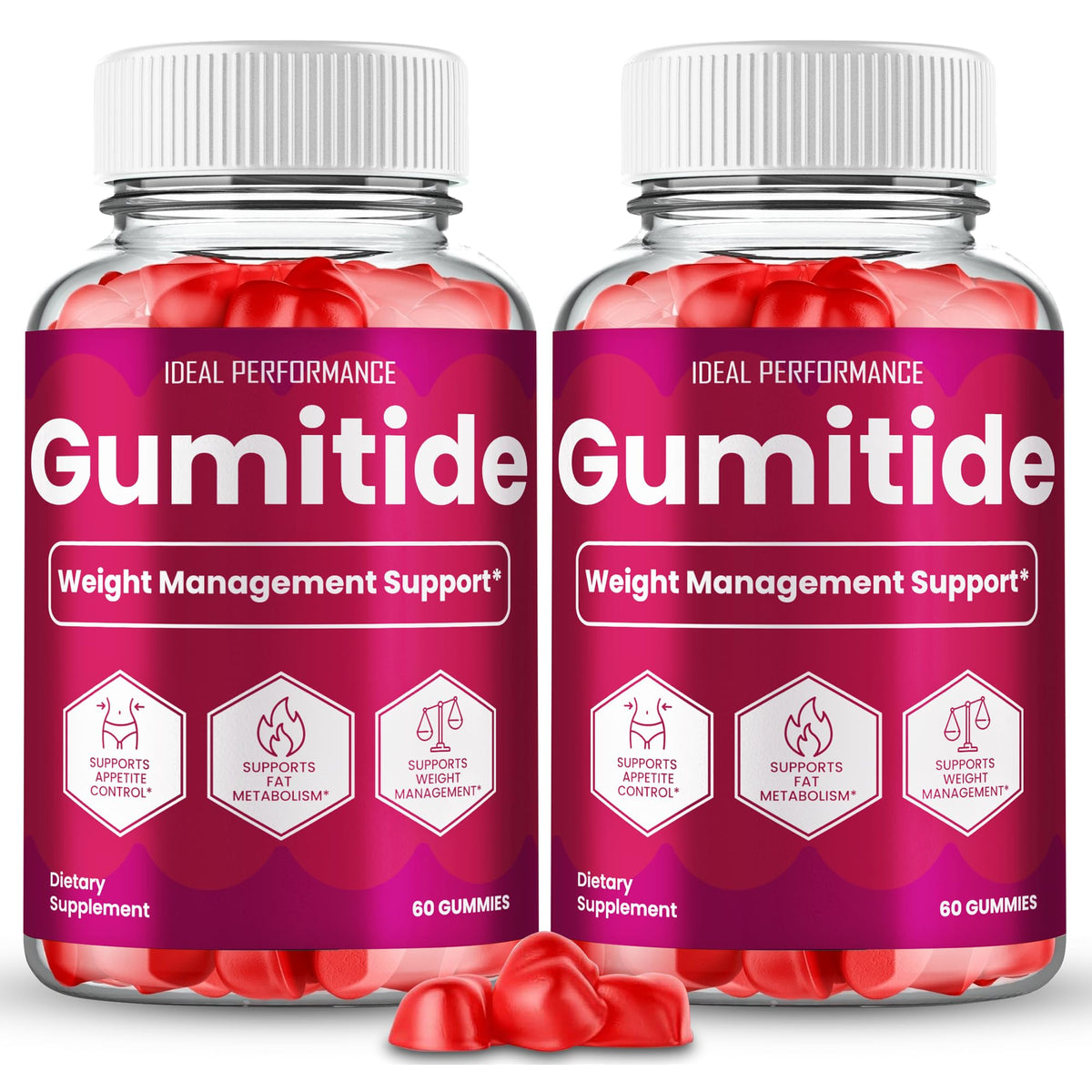 Gumitide Gummies IDEAL PERFORMANCE 2 Pack vue avant