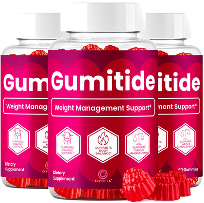 Gumitide Gummies OVICIA paquet de 180 gommes avant