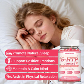 Gummies 5-HTP d'Agumoon sur une table