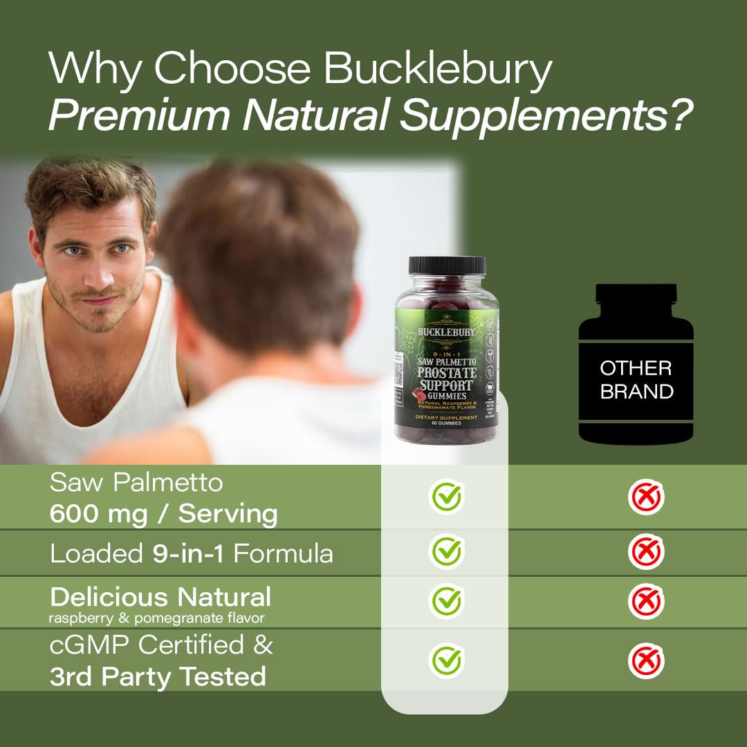 Gummies 9-en-1 à la Sabal de BUCKLEBURY avec une grenade