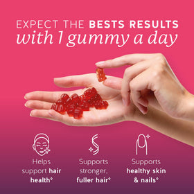 Gummies à la biotine 5 000 mcg - détail des vitamines