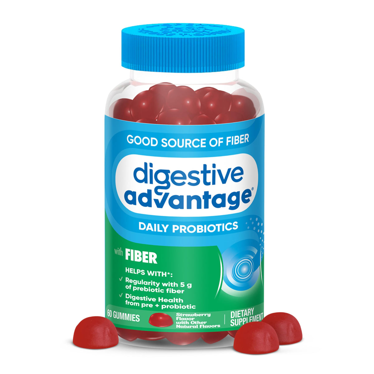 Gummies à la fraise daily Advantage en pot de 60 unités