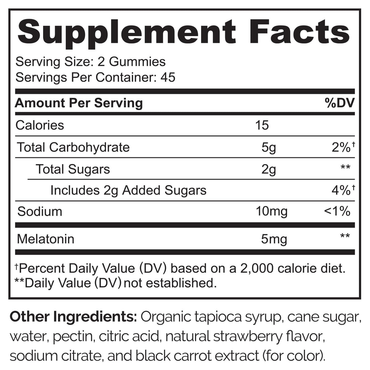 Gummies à la Mélatonine NATURELO dans un bol avec fraises