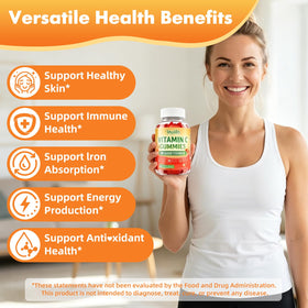 Gummies à la vitamine C Youlikee, vue de côté