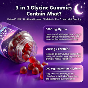 Gummies Aanuan avec étiquette détaillant les ingrédients
