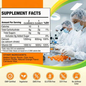 Gummies Aanuan Calcium, mode de consommation et recommandation