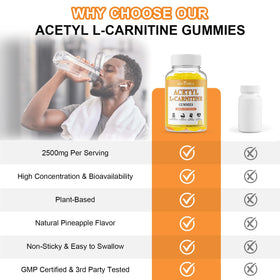 Gummies acétyl L-carnitine JOVITHEA en mode lifestyle