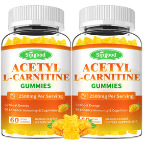 Gummies Acétyl L-Carnitine Sijigood pot de 120 comprimés