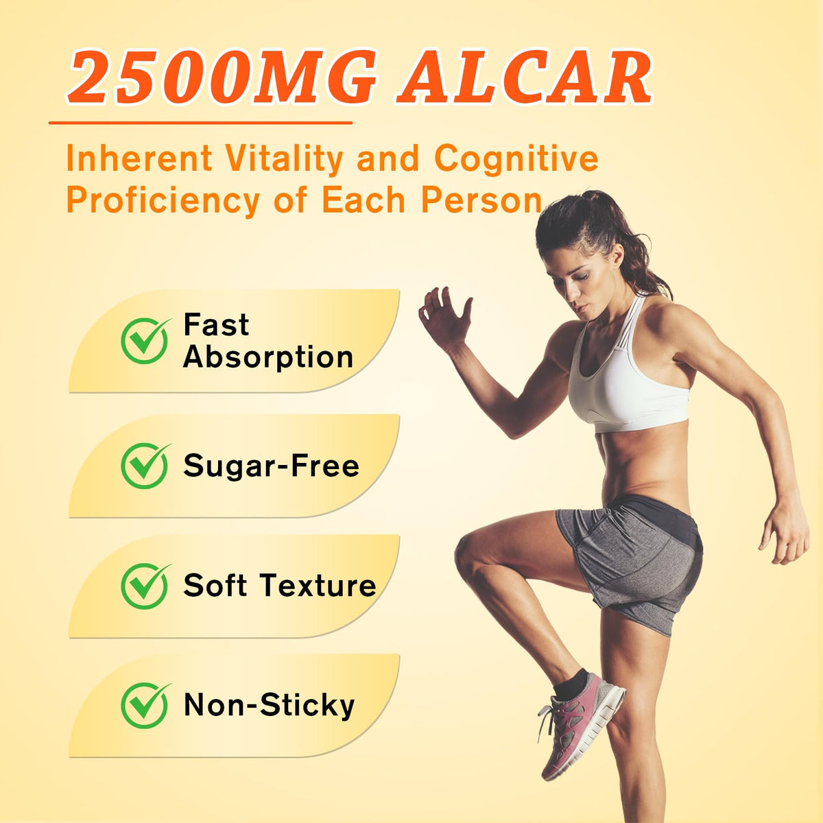 Gummies Acétyl L-Carnitine Sijigood sur une table