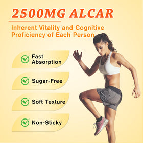 Gummies Acétyl L-Carnitine Sijigood sur une table