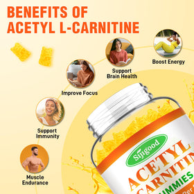 Gummies Acétyl L-Carnitine Sijigood vue de côté
