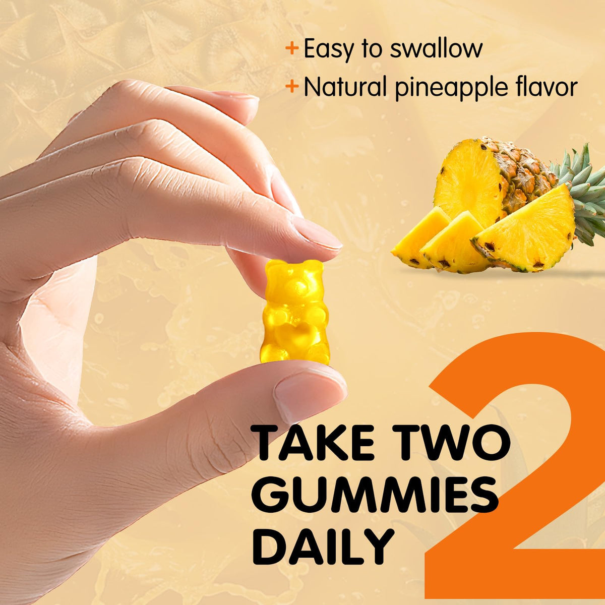 Gummies Acide Alpha Lipoïque 1000 mg avec biotine en gros plan
