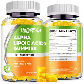 Gummies Acide Alpha Lipoïque 1000 mg HOLLEGEND avant goût ananas