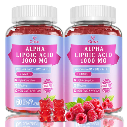 Gummies Acide Alpha-Lipoïque OALSE 1000mg face avant avec emballage