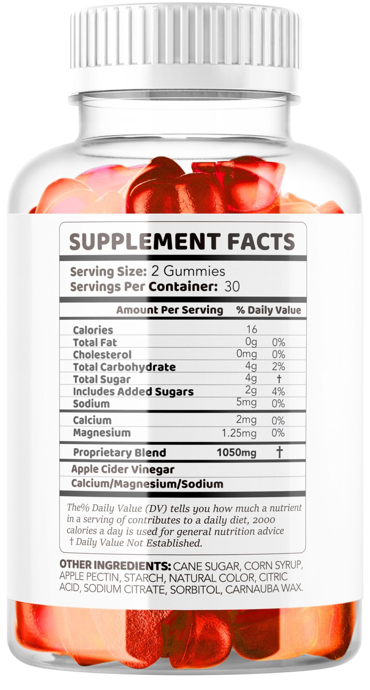 Gummies ACV Blast Keto LIVORKA en vue de côté