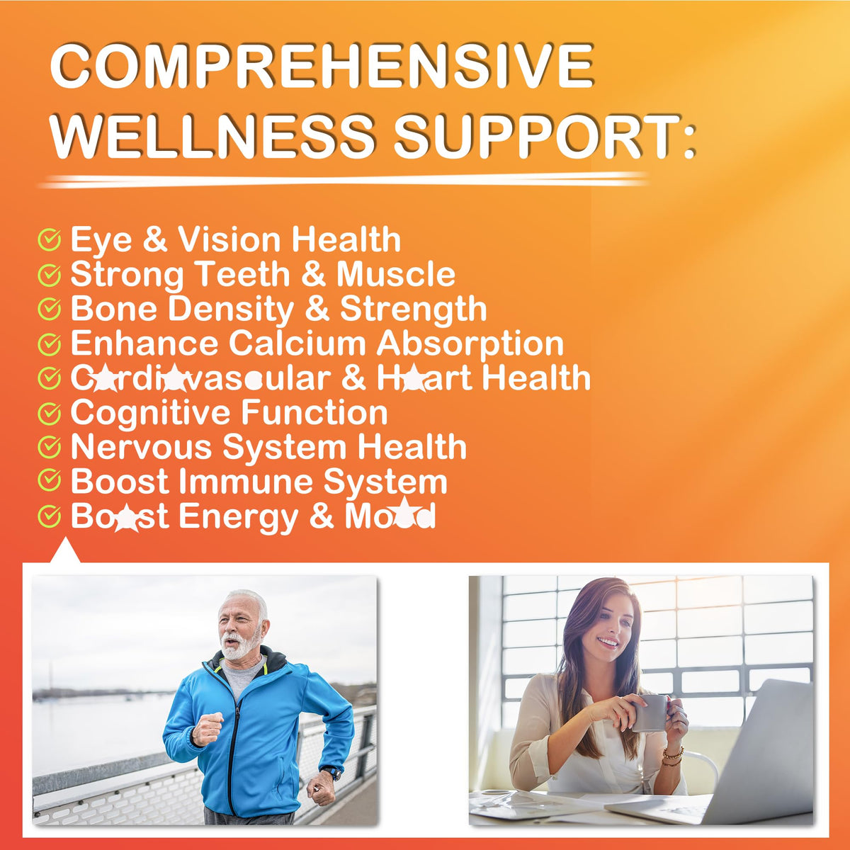 Gummies ADK + B12 NEVISS en gros plan