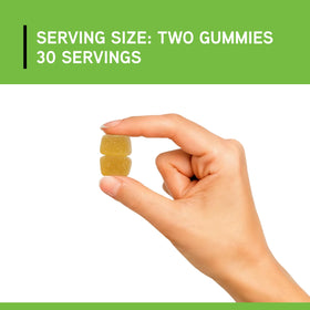 Gummies ADK de DAVINCI montrant l'emballage et le dosage