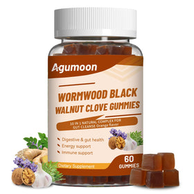Gummies Agumoon 10-en-1 à base de plantes, pot de 240g