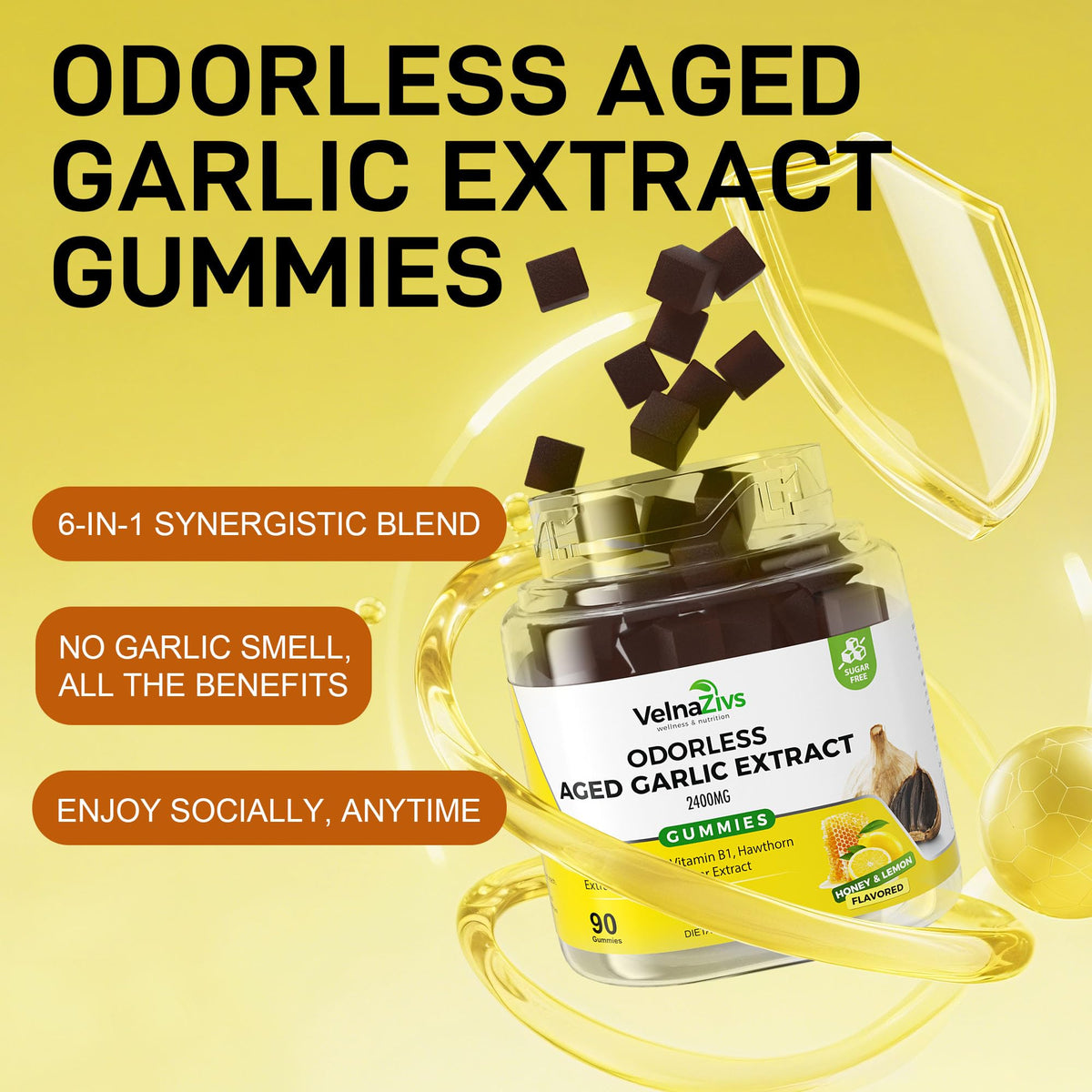 Gummies ail vieilli Velna zivs emballage arrière