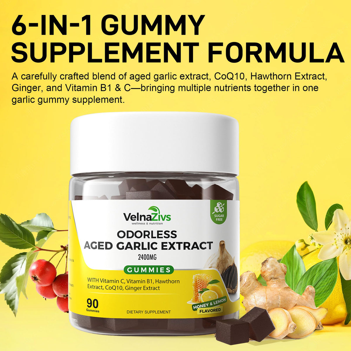 Gummies ail vieilli Velna zivs sur une table