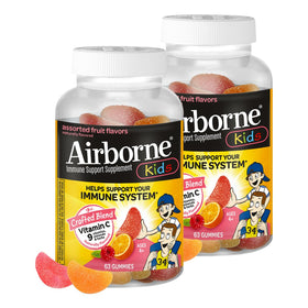 Gummies Airborne 500mg Vitamine C + Zinc, emballage avant
