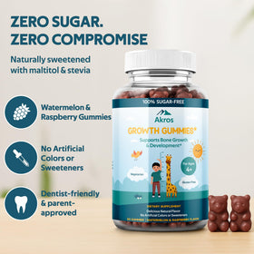 Gummies Akros dans la main d'un enfant, aspect ludique