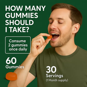 Gummies Alpha Shilajit 4000mg en gros plan