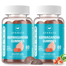 Gummies Ashwagandha AFXMATE 120 gummies vue de face