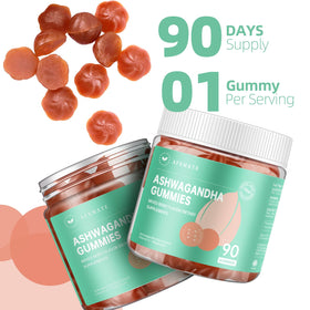 Gummies Ashwagandha AFXMATE, vue de l'arrière
