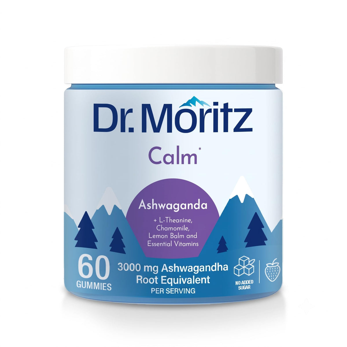 Gummies Ashwagandha DR. MORITZ 60 unités en emballage