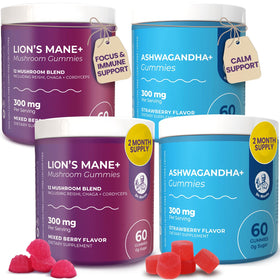 Gummies Ashwagandha et Champignon Lion DR. MORITZ, vue de face