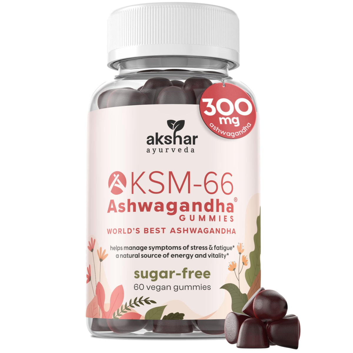 Gummies Ashwagandha KSM-66 AKSHAR pot de 191g