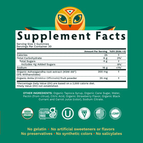 Gummies Ashwagandha KSM-66 dans une main d'enfant
