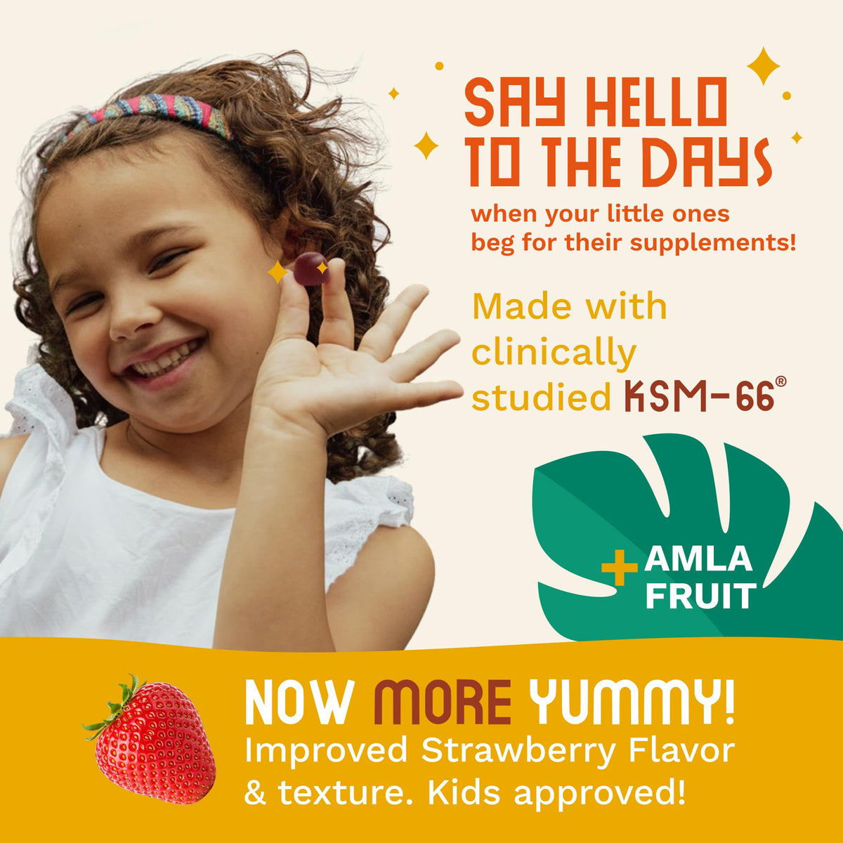Gummies Ashwagandha KSM-66 TRIBE ORGANICS 200g arrière