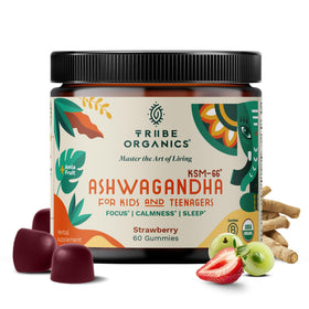 Gummies Ashwagandha KSM-66 TRIBE ORGANICS 200g avant