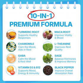 Gummies Ashwagandha LILICARE 2000mg ouverte avec gummies visibles