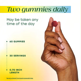 Gummies Ashwagandha MegaFood en gros plan