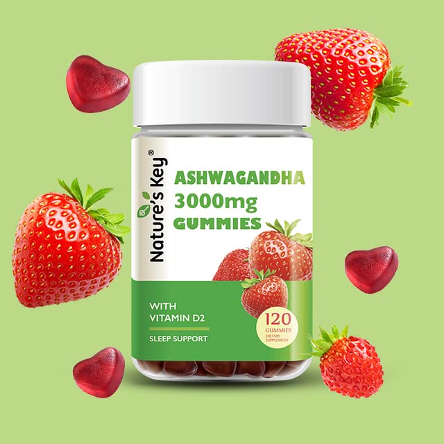 Gummies Ashwagandha Nature's Key avec vitamine D2